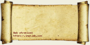 Isidor Dačić vizit kartica